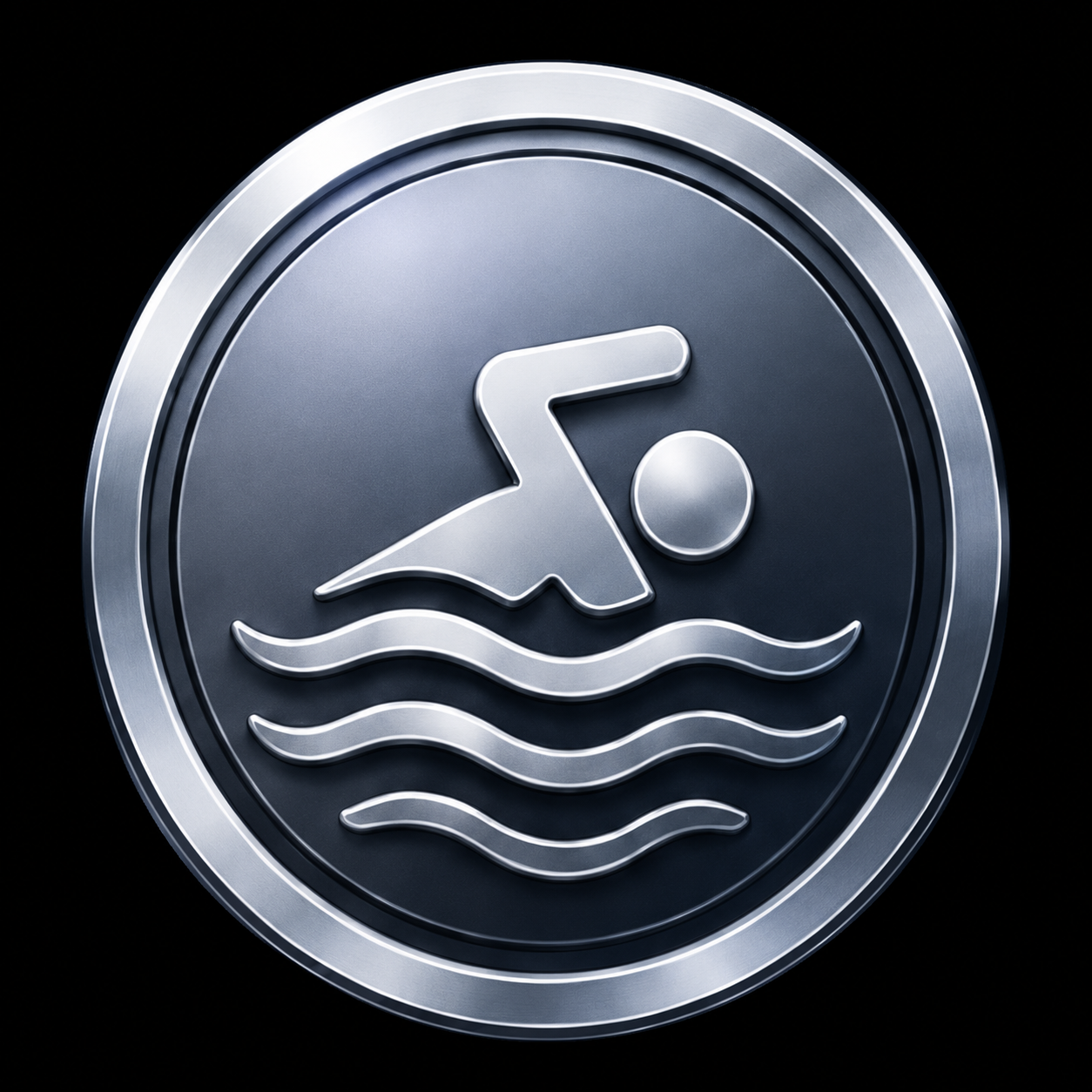 Schwimmabzeichen Silber